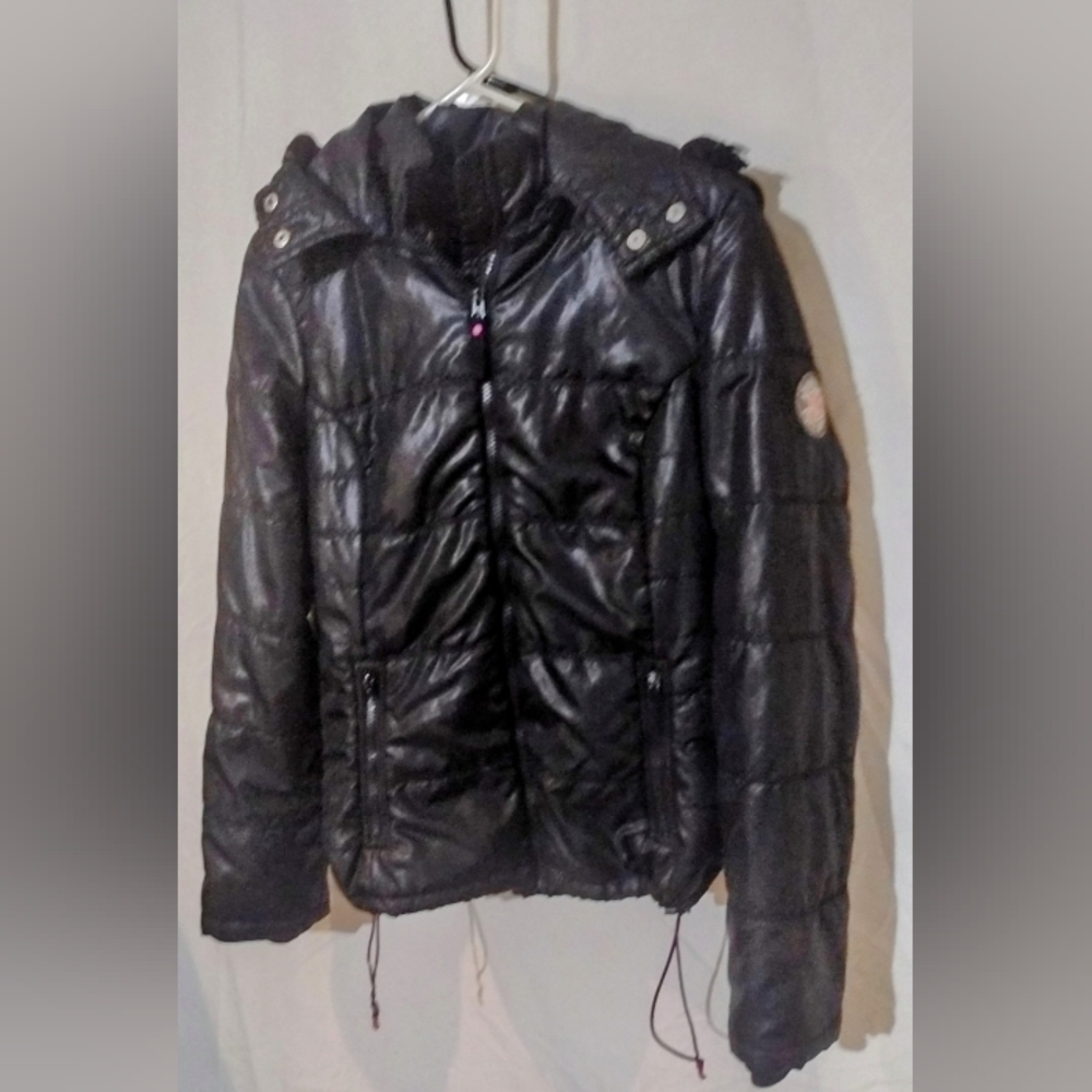 Preowned women’s Aeropostale puffer jacket black medium
